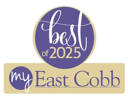Best of 2025 award logo for My East Cobb featuring purple and gold color scheme.