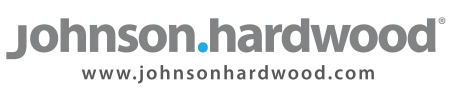 Johnson Hardwood logo with website URL www.johnsonhardwood.com in grey and blue colors.
