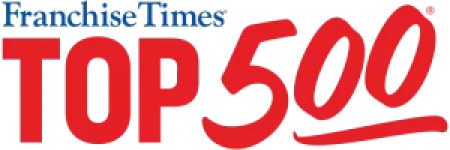 Franchise Times Top 500 logo in blue and red colors highlighting franchise rankings.