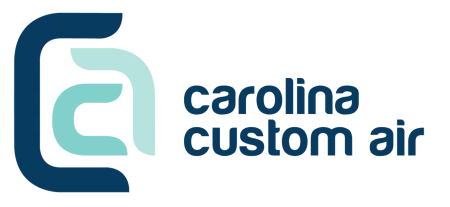 Logo of Carolina Custom Air, an Ace Hardware company, featuring stylized initials and company name.