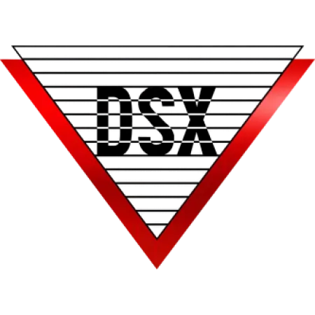 Inverted black triangle with bold red border and faint USA text in the center.