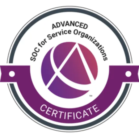 Advanced SOC for Service Organizations Certificate