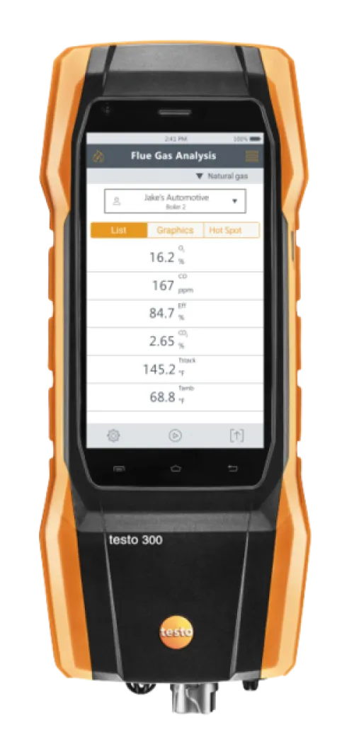 Testo 300 Commercial Combustion Analyzer