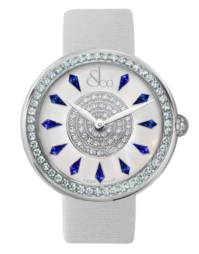 Brilliant One Row Blue Sapphires 44mm