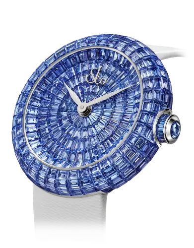 Brilliant Full Baguette Icy Blue Sapphires