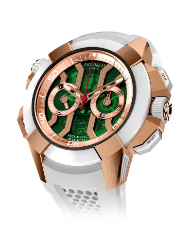 EPIC X CHRONO ROSE GOLD GREEN DIAL (SATIN-FINISHED)