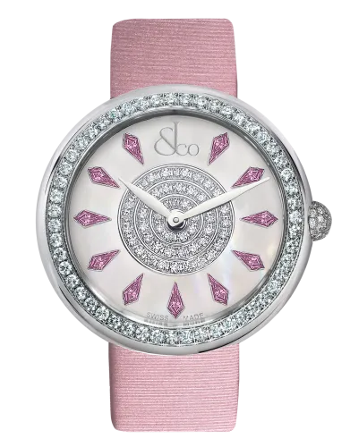 Brilliant One Row Pink Sapphires 44mm