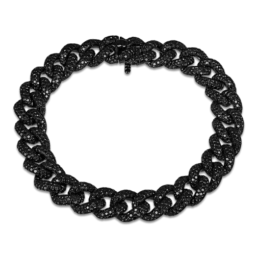 Black Diamond Chain Bracelet