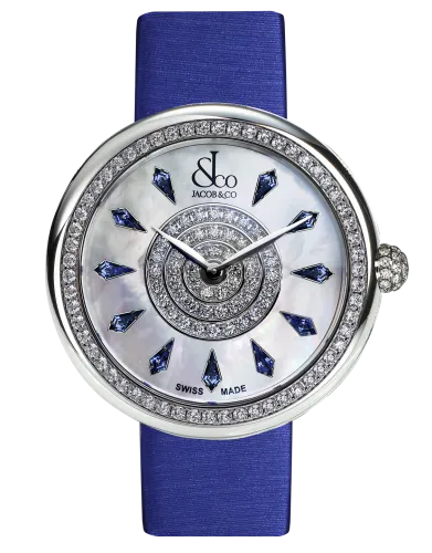 Brilliant One Row Icy Blue Sapphires 44mm
