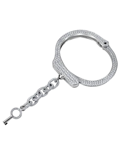 Key Cuff Full Pave Bracelet