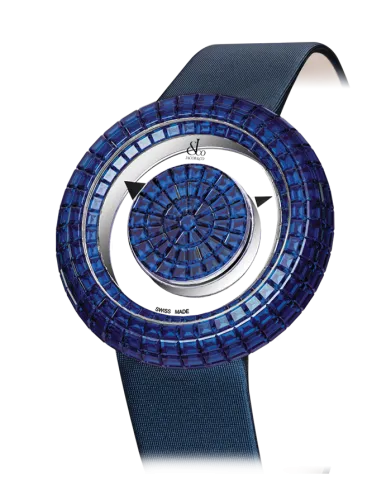 Brilliant Mystery Baguette All Blue Sapphires (38MM)