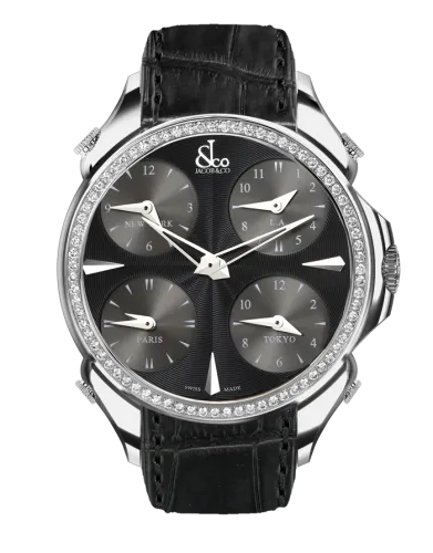 Palatial Five Time Zone White Diamonds
