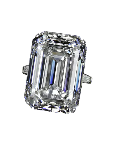 Exceptional Emerald Cut Diamond Ring