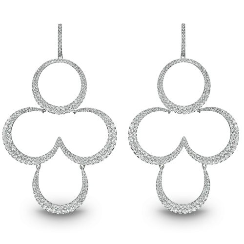 White Gold Earrings