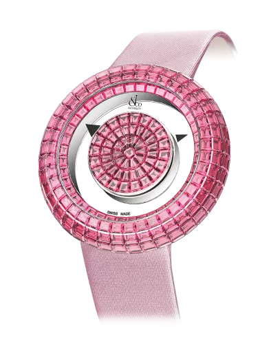 Brilliant Mystery Baguette All Pink Sapphires (38MM)