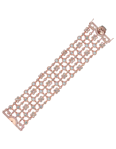 Jezebel Rose Gold White Diamond Bracelet