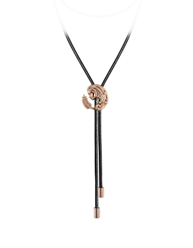 Zodiac Virgo String Necklace Rose Gold