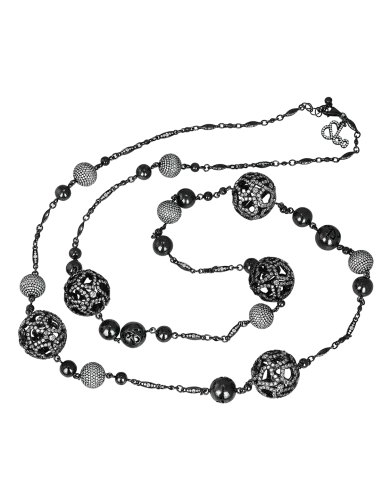 Lace Black Diamond Lace Necklace