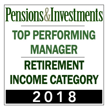 Pensions&Investments Top Performing Manager Retirement Income Category 2018