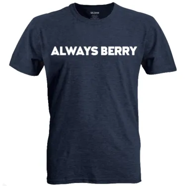 Always Berry T-Shirt in Heather Navy
