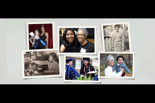 Berry alumnae photo collage