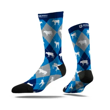 Berry College Socks with Cows