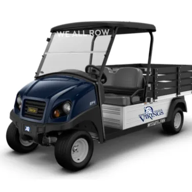 a small blue and black vehicle