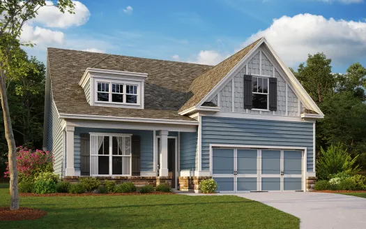 a house with a garage