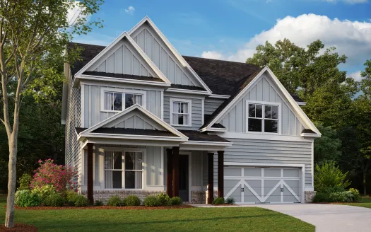 a house with a large front yard