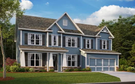 a house with a large front yard