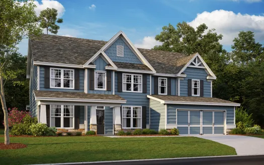 a very large house with many windows and a blue exterior