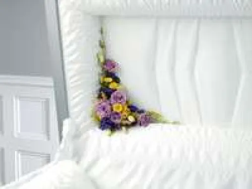 a person lying on a bed