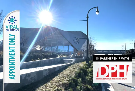 Viral Solutions Covid Testing Mercedes-Benz Stadium (Department of Public Health SuperSite)