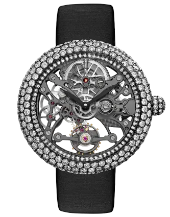 Brilliant Skeleton Jewelry White Gold with Black DLC Treatment