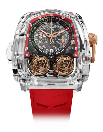 Twin Turbo Furious Sapphire Crystal Red Inner Ring