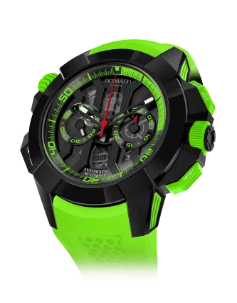 Epic X Chrono Black Titanium (Green Band)