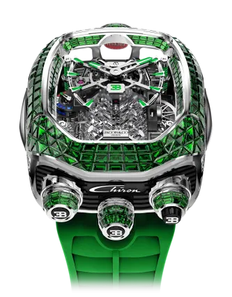 Bugatti Chiron Tourbillon Baguette Tsavorite