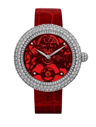 Brilliant Skeleton Northern Lights Stainless Steel Red