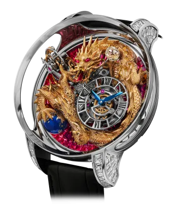 Astronomia Art Dragon Ruby Baguette