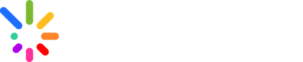 Everlights logo with colorful segmented circle to the left of white text on black background