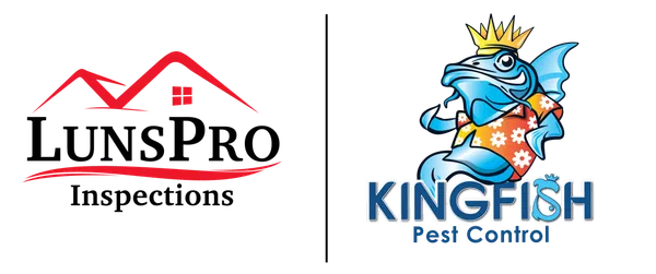LunsPro Inspections & Kingfish Pest Control lockup