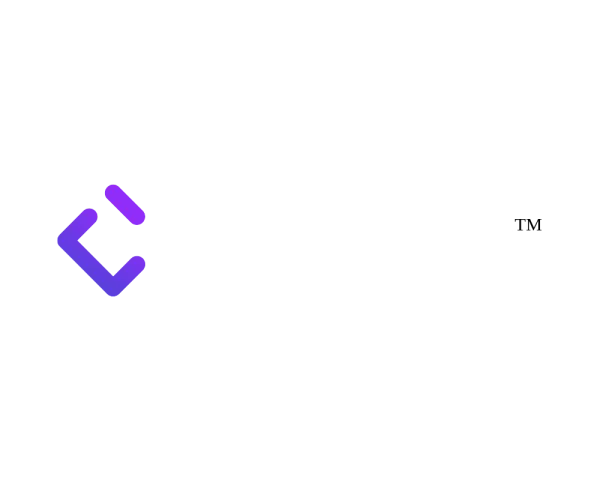 Cysurance logo with a purple geometric icon and white text on a black background