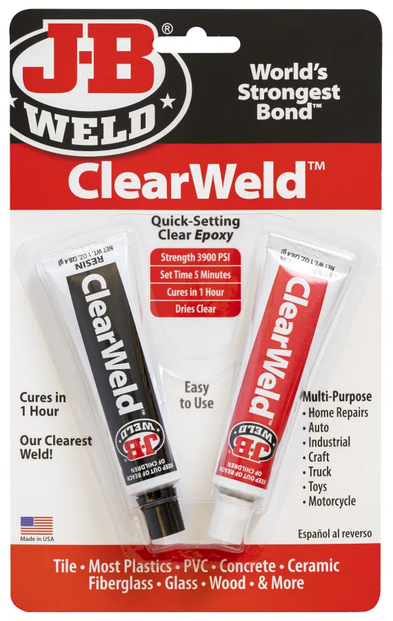 ClearWeld Twin Tube | J-B Weld