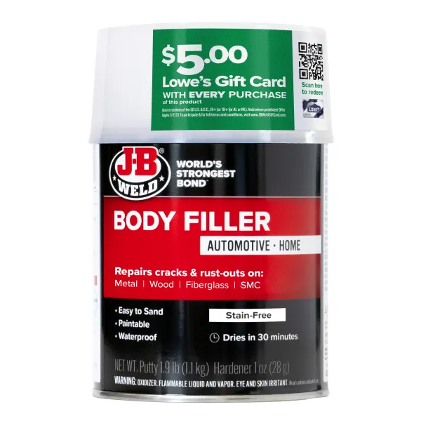 Body Filler Quart JB Weld