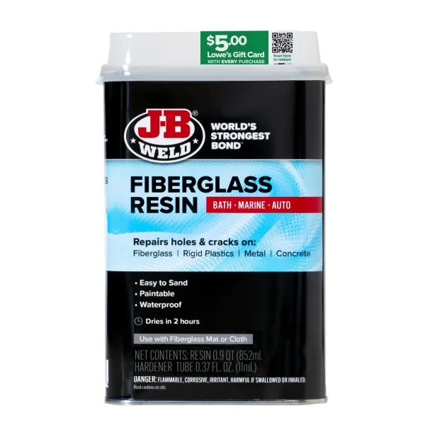 Fiberglass Resin Quart JB Weld