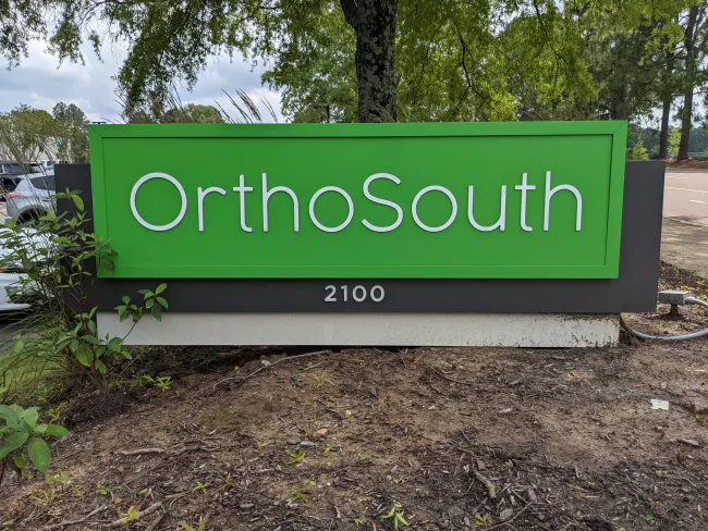 OrthoSouth Germantown road sign