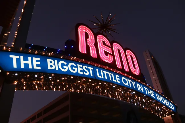 a sign with a star on top