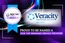 Veracity Technologies named 2026 MSP 501 Top Managed Service Provider with award ribbon and logo on blue and purple background.