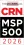 CRN MSP 500 2026 logo by The Channel Company in red, black, and white colors for managed service providers.