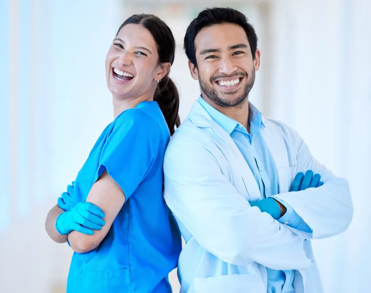 quality medical care team
